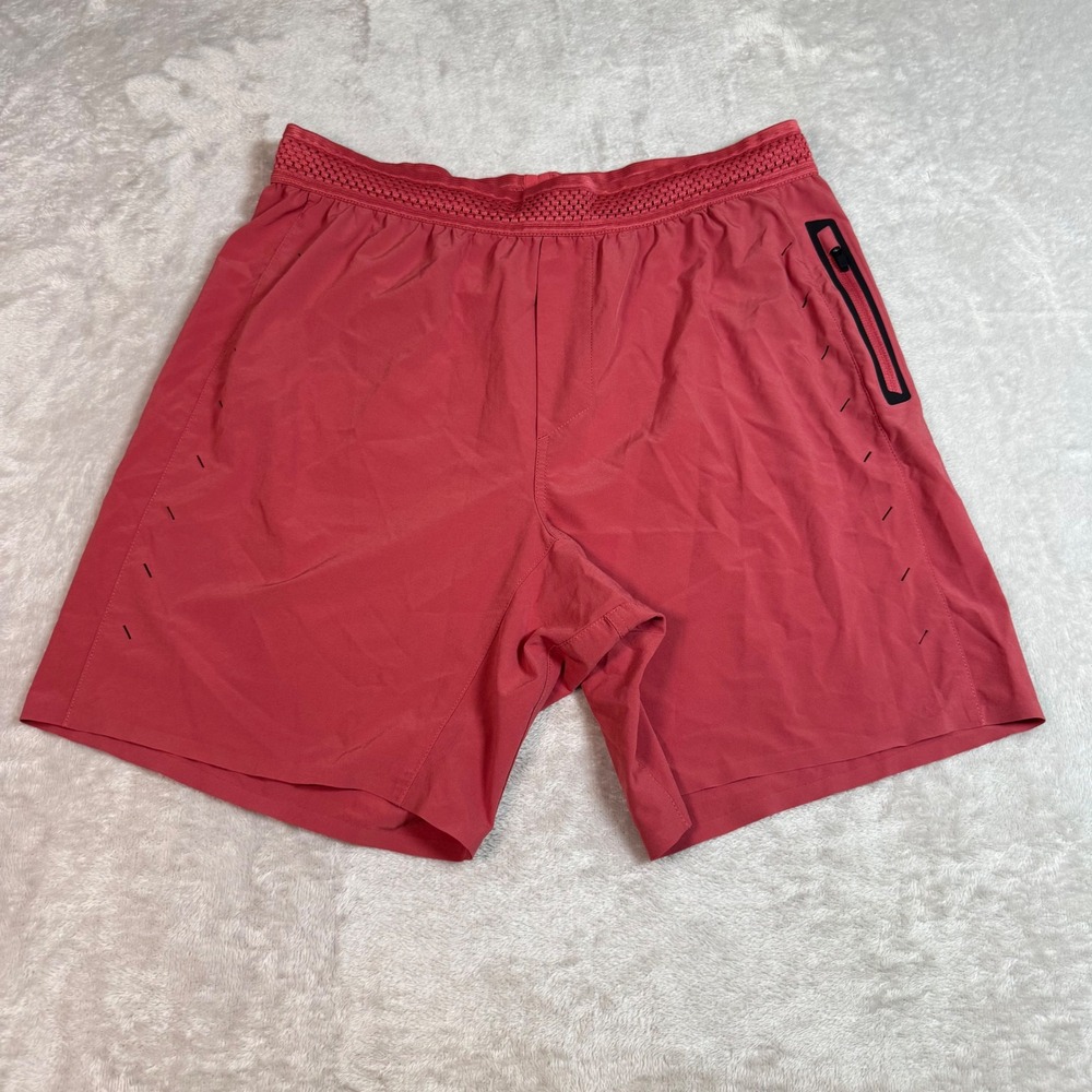 NWOT Ten Thousand Mens The Session 7" Short M Rose Salmon Unlined Athletic Gym